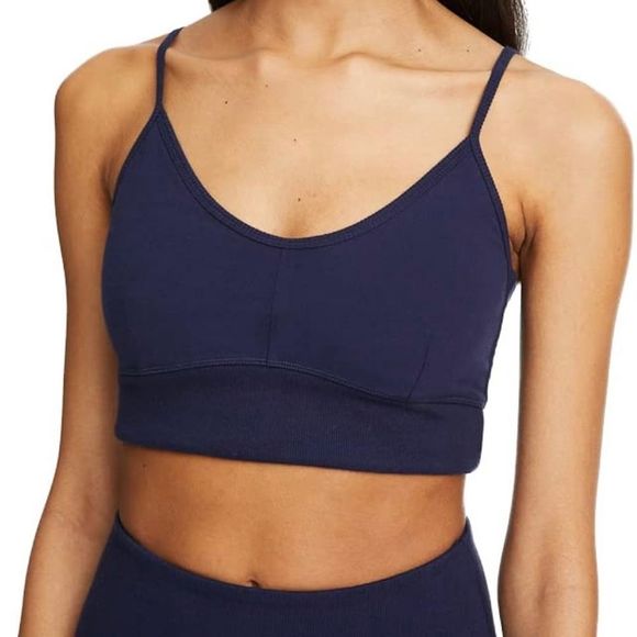 Bandier x Sincerely Jules The Meadow Bra In Navy Blue Size Large - Picture 5 of 6